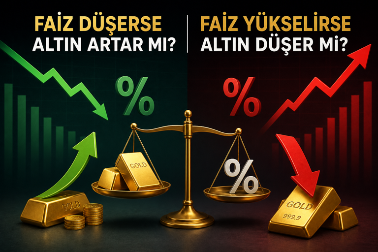 Faiz Düşerse Altın Artar mı? Faiz Yükselirse Altın Düşer mi?