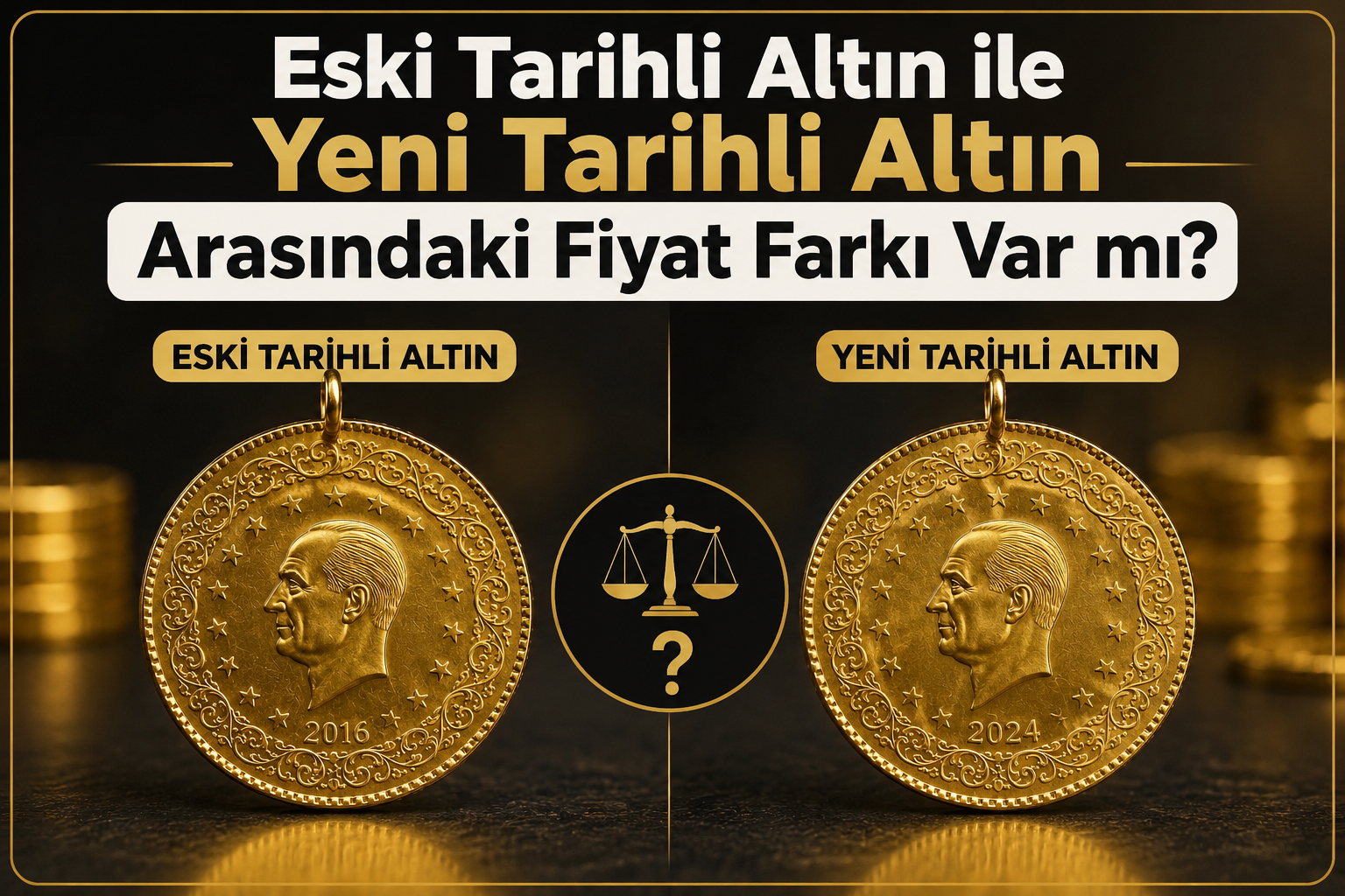 Eski Tarihli Altın ile Yeni Tarihli Altın Arasındaki Fiyat Farkı Var mı?